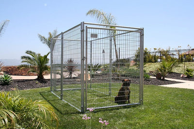 Durango Extra Gate Galvanized detail - Dog Kennels by Rugged Ranch