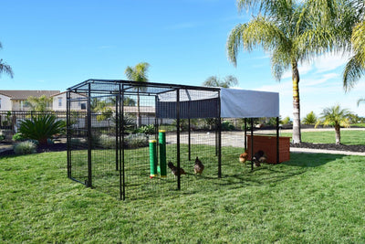 Universal Walk-In Pen Extension Kit detail shot - Metal Coops by Rugged Ranch