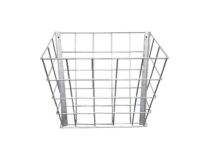 Sheep & Goat Galvanized Basket Feeder — multi-compartment metal basket