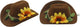 Cowboy Hats Brown & Black (2 Pack) front view - Chick Outfitters by Rugged Ranch