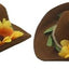 Cowboy Hats Brown & Black (2 Pack) side view - Chick Outfitters by Rugged Ranch