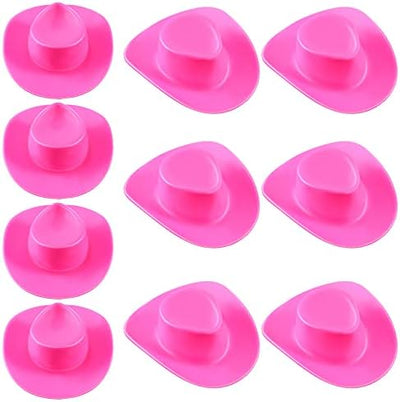 Cowboy Hats Pink & Teal (2 Pack) front view - Chick Outfitters by Rugged Ranch