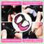 Chicken Harness & Leash (Pink & Blue Mix) side view - Chick Outfitters by Rugged Ranch