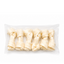 Rugged Ranch Small Dog Rawhide Bones Bulk Pack of 6, natural rawhide protein treat knot bones, packaging