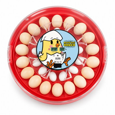 Rugg'EGG' Ranch 30 Egg Incubator Red