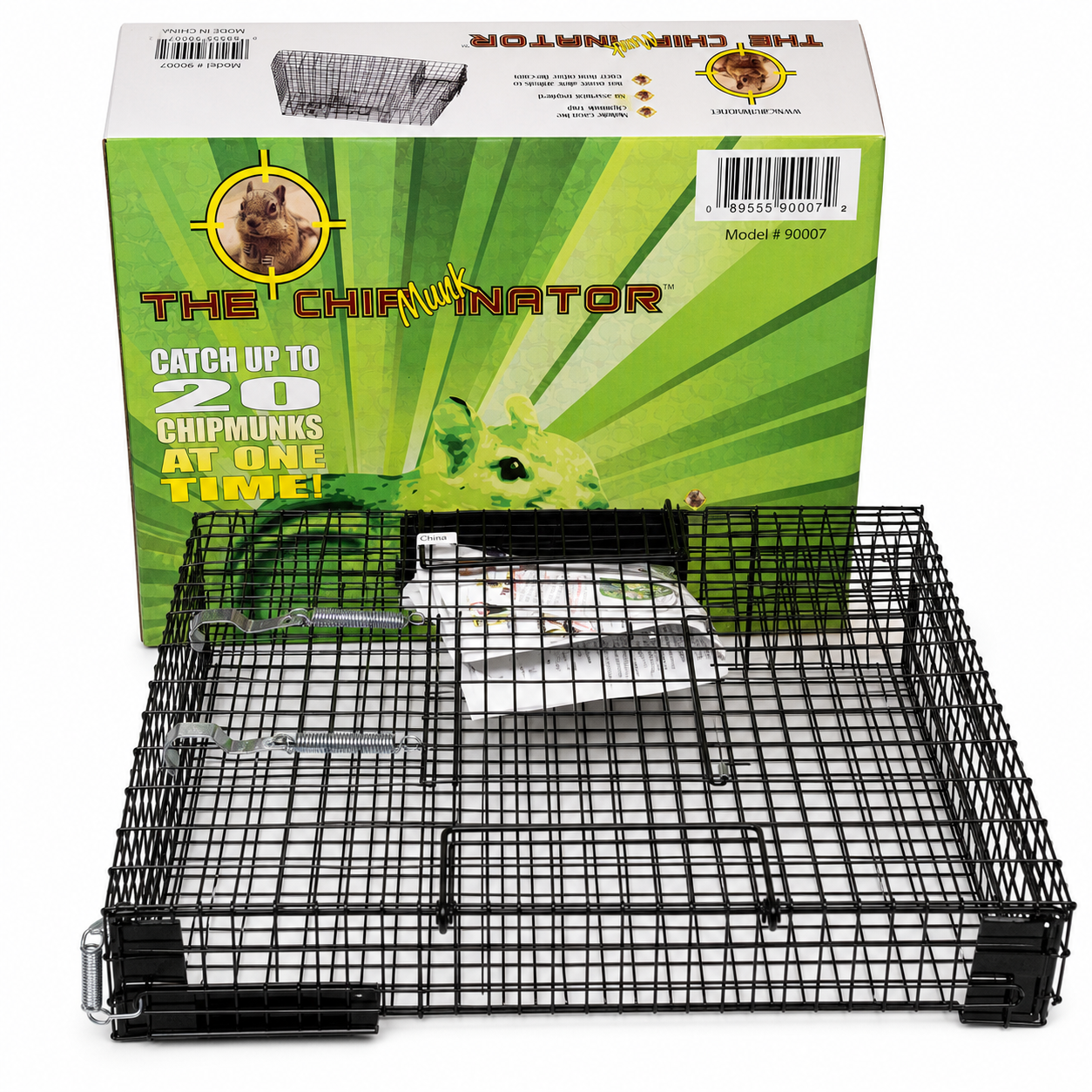 Rugged Ranch Chipmunkinator multi-catch chipmunk trap, dimensions