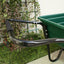 Easy Dump 11 CF Cart (Flat Free Tires) front view - Carts by Rugged Ranch