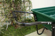 Easy Dump 11 CF Cart (Flat Free Tires) front view - Carts by Rugged Ranch