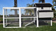 Sheep & Goat 3 in 1 Hanging Feeder front view - Feeders by Rugged Ranch