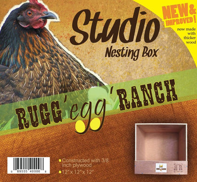 Studio Nesting Box (1 Hole) close-up detail - Poultry Supplies by Rugged Ranch