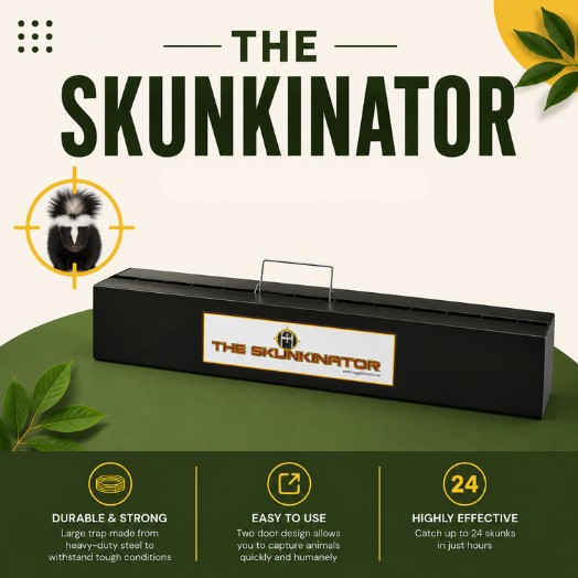Skunkinator Humane Live Skunk Trap