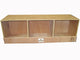 Triplex Nesting Box (3 Hole) front view - Poultry Supplies by Rugged Ranch