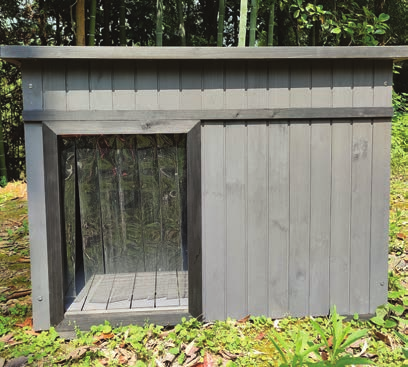 XL Dog House Grey/Black