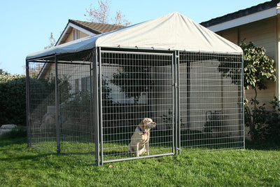 A Frame Top Canvas Only 10' x 10' detail - Kennel Accessories by Rugged Ranch