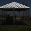 A Frame Top Canvas Only 10' x 10' front view - Kennel Accessories by Rugged Ranch
