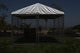 A Frame Top Canvas Only 10' x 10' front view - Kennel Accessories by Rugged Ranch