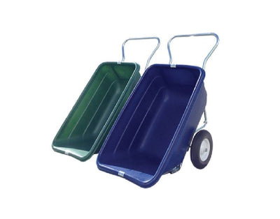 All Terrain Jumbo Cart Hunter Green side view - Carts by Rugged Ranch