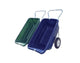 All Terrain Jumbo Cart Navy Blue front view - Carts by Rugged Ranch
