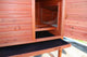 Cheyenne Chicken Coop Grey/White front view - Wood Coops by Rugged Ranch