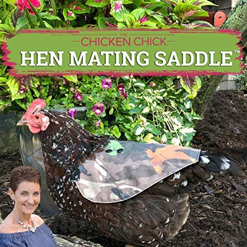 Chicken Comfort Saddle Camo in use - Chick Outfitters by Rugged Ranch