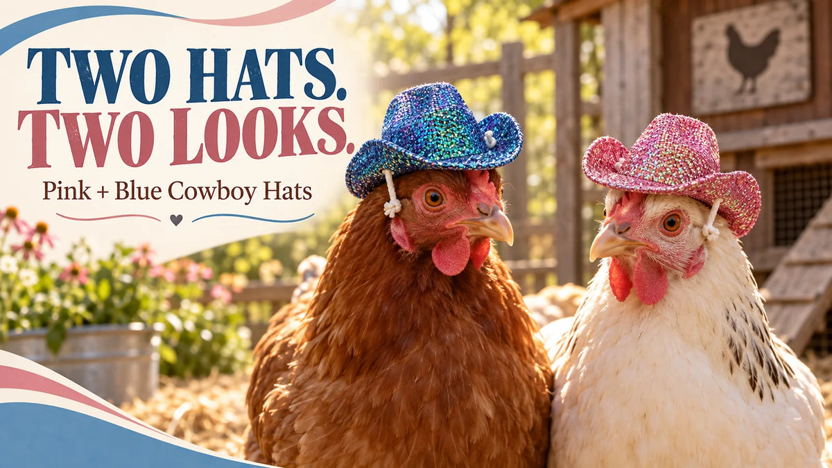 Cowboy Hats Pink & Blue (2 Pack) landscape banner 1 - Rugged Ranch