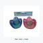 Rugged Ranch Chicken Cowboy Hats package with one blue and one pink iridescent hat