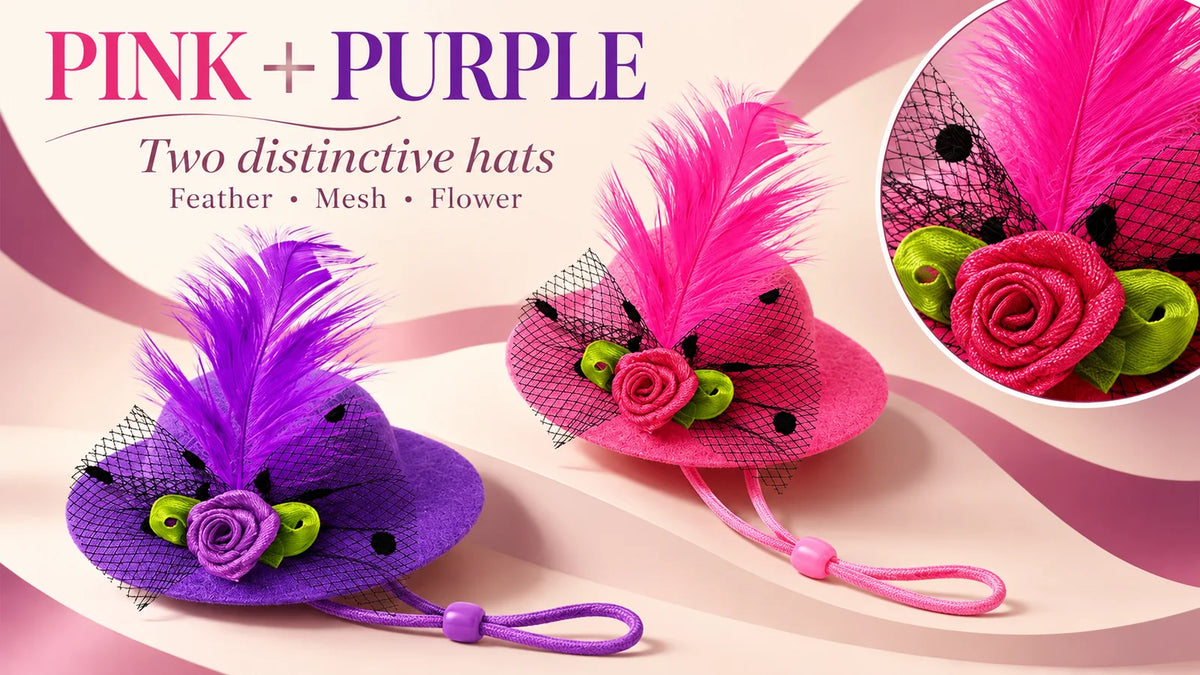 Fancy Hats Pink & Purple (2 Pack) landscape banner 2 - Rugged Ranch