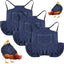 Chicken Saddle Denim lifestyle image with chickens - Chick Outfitters by Rugged Ranch
