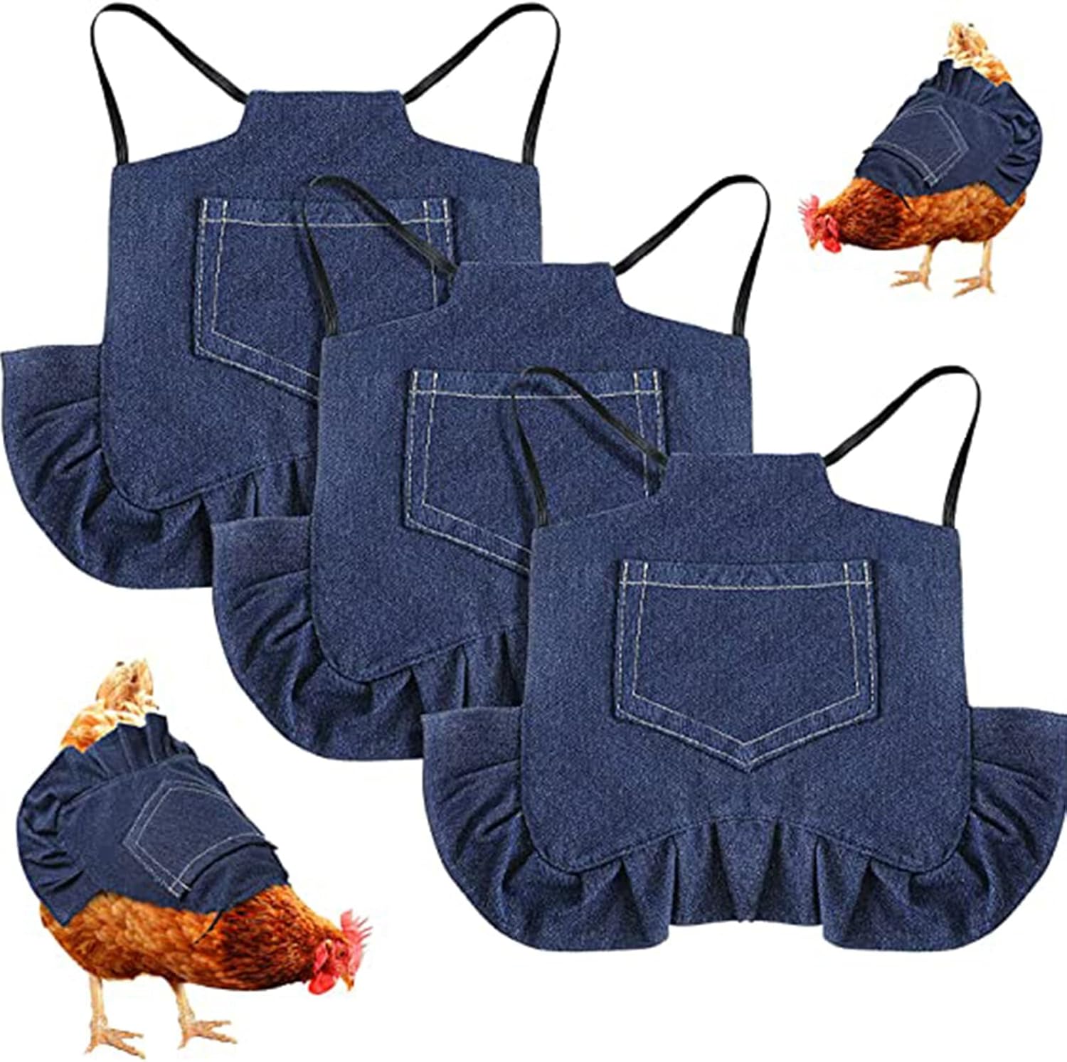 Chicken Saddle Denim packaging display - Chick Outfitters by Rugged Ranch