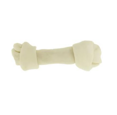 Dog Rawhide Bones Bulk Pack of 3 Natural Rawhide Protein Treats Knot Bone Chews
