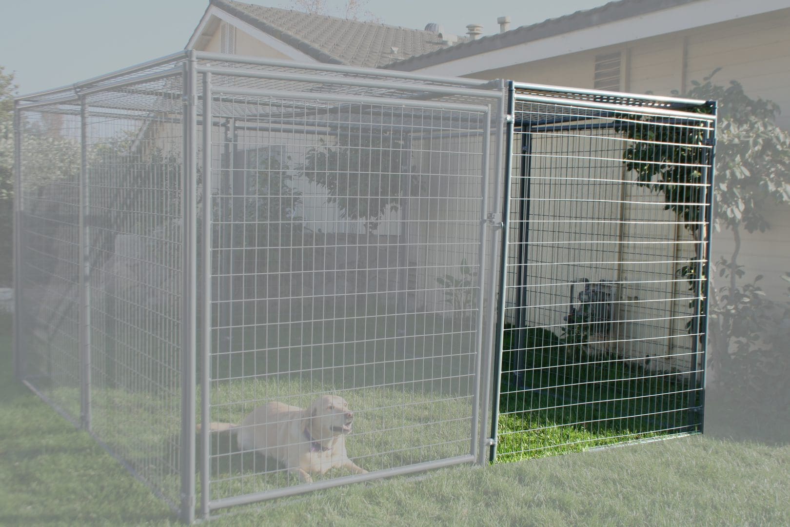 Durango Extra Panel Galvanized detail - Dog Kennels by Rugged Ranch