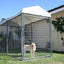 Durango Extra Panel Galvanized front view - Dog Kennels by Rugged Ranch