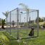 Durango Galvanized Kennel 5' x 10' x 6' detail shot - Dog Kennels by Rugged Ranch
