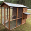Fontana Chicken Coop front view - Wood Coops by Rugged Ranch