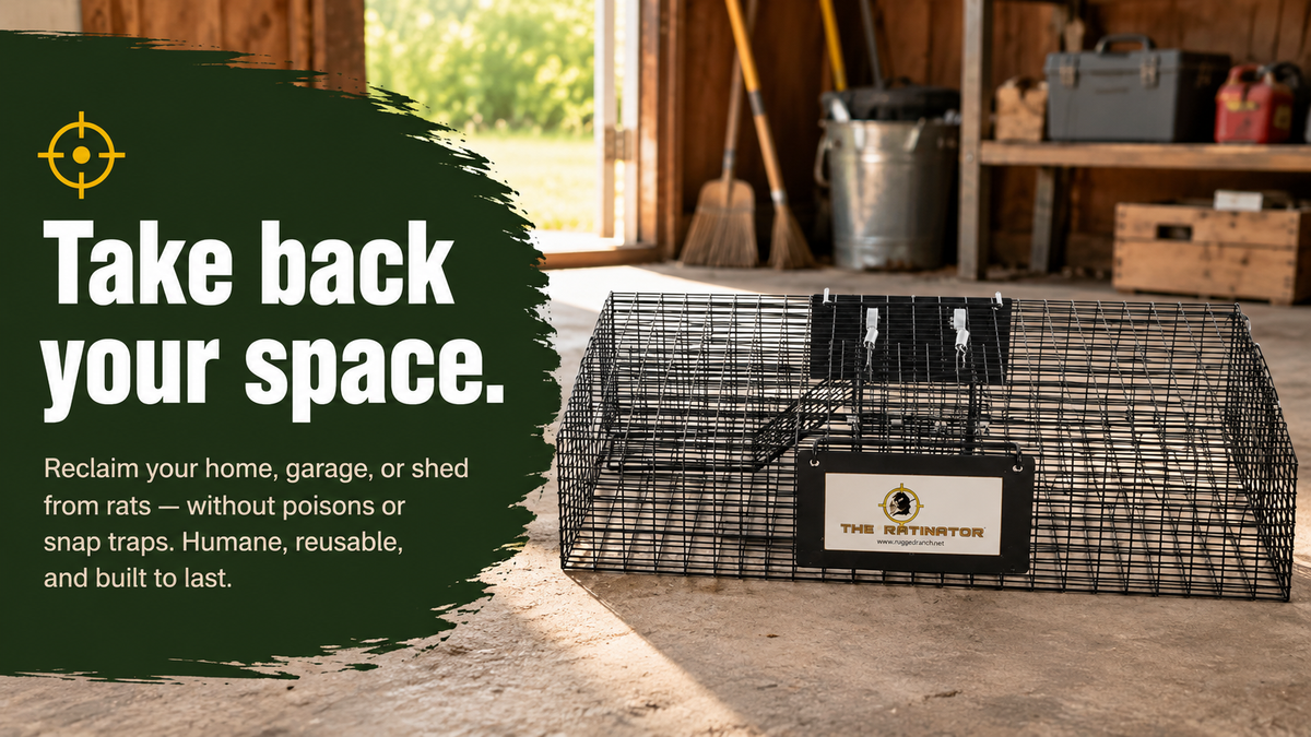 Ratinator - Humane Multi-Catch Live Rat Trap | Rugged Ranch