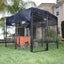 Omaha Chicken Coop Black/White detail of construction - Wood Coops by Rugged Ranch