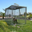 Omaha Chicken Coop Black/White side view - Wood Coops by Rugged Ranch