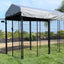 Tucson 2.0 Kennel 4' x 8' x 6' front view - Dog Kennels by Rugged Ranch