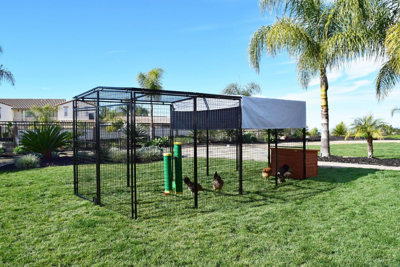 Universal Walk-In Pen Extension Kit detail shot - Metal Coops by Rugged Ranch