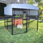 Universal Walk-In Pen Extension Kit front view - Metal Coops by Rugged Ranch
