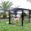 Universal Walk-In Pen Extension Kit in use with animals - Metal Coops by Rugged Ranch