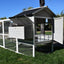 Universal Walk-In Pen side view - Metal Coops by Rugged Ranch