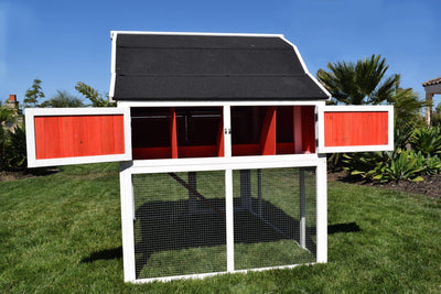 Universal Welded Wire Pen side view - Metal Coops by Rugged Ranch
